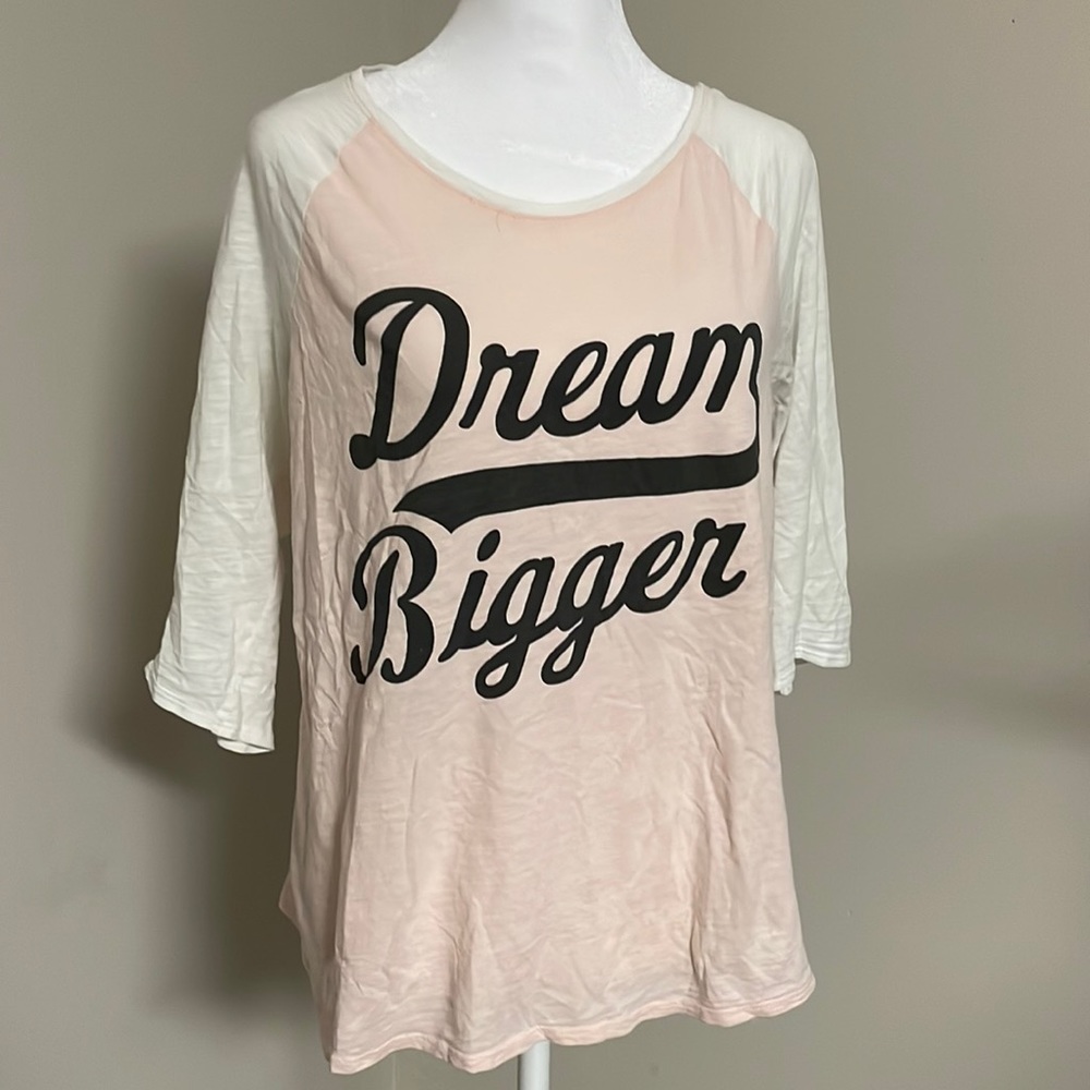 H&M Dream Bigger Baseball Tee